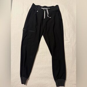Figs Black Jogger Pants